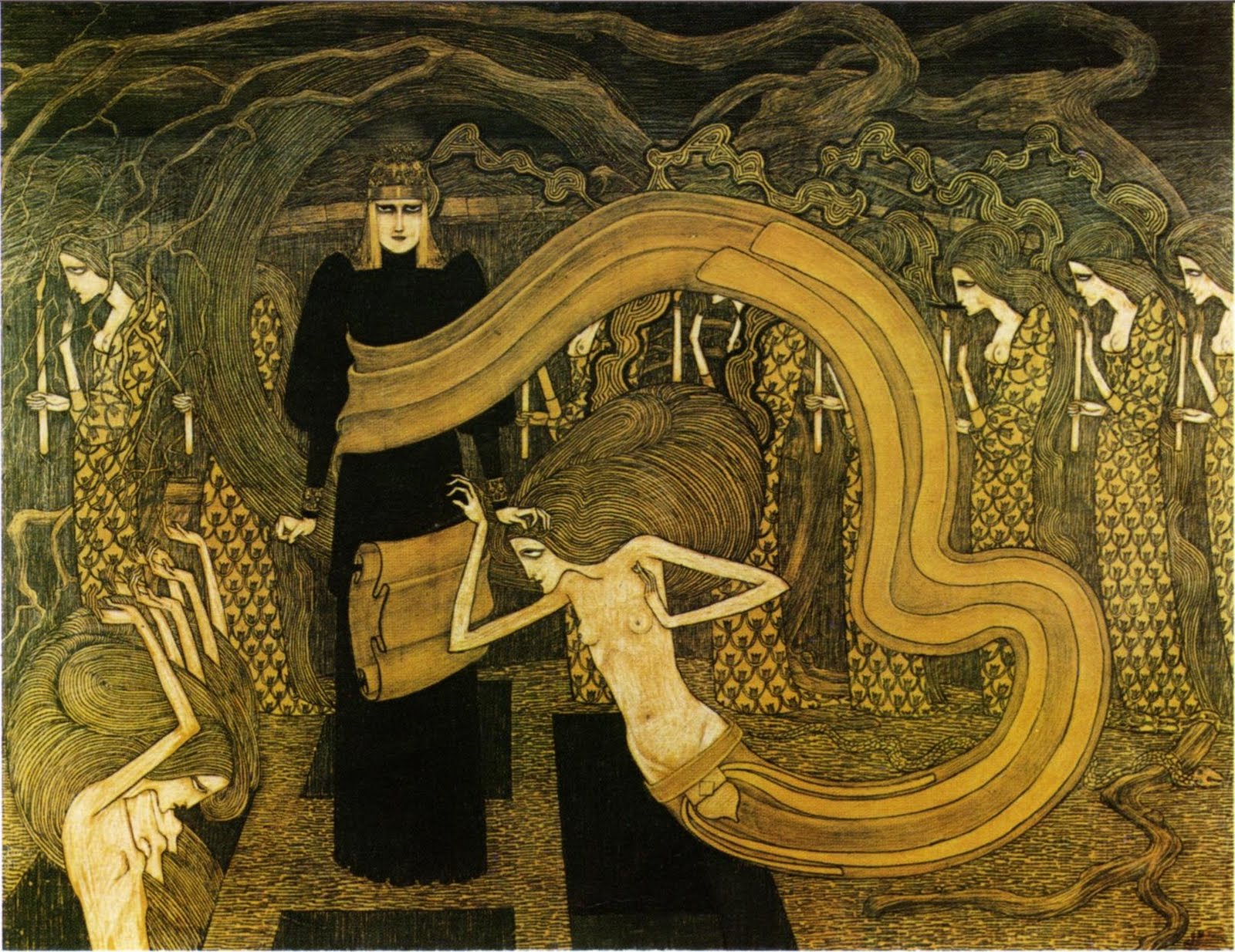 Toorop. Fatalisme. 1893.